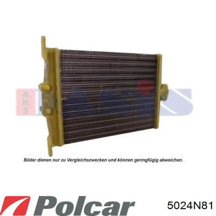 5024N81 Polcar радіатор пічки (обігрівача)