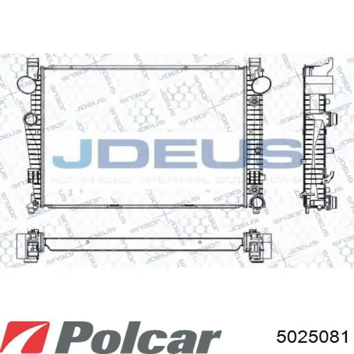 Радіатор 5025081 Polcar