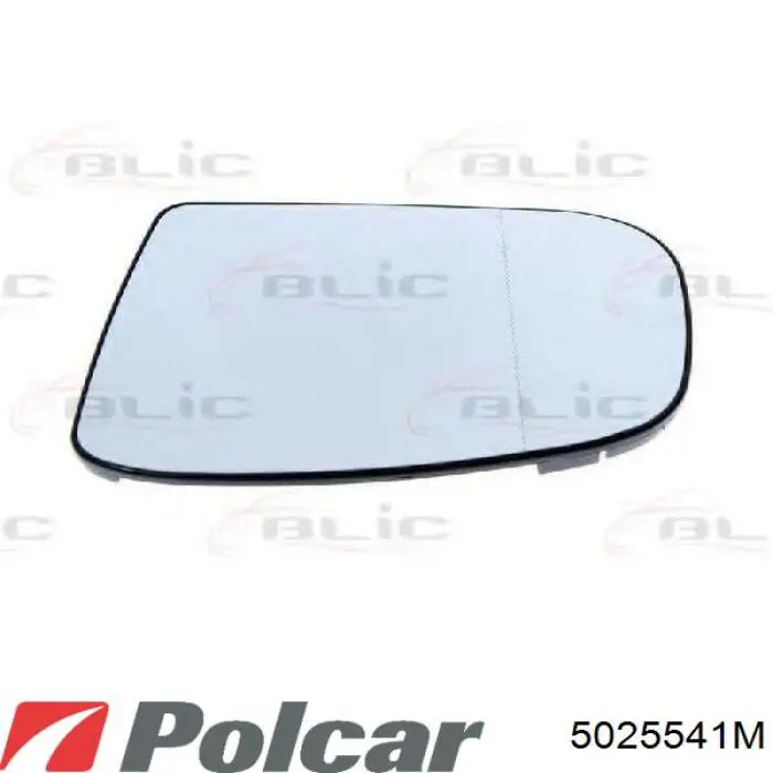 5025541M Polcar дзеркальний елемент дзеркала заднього виду, лівого