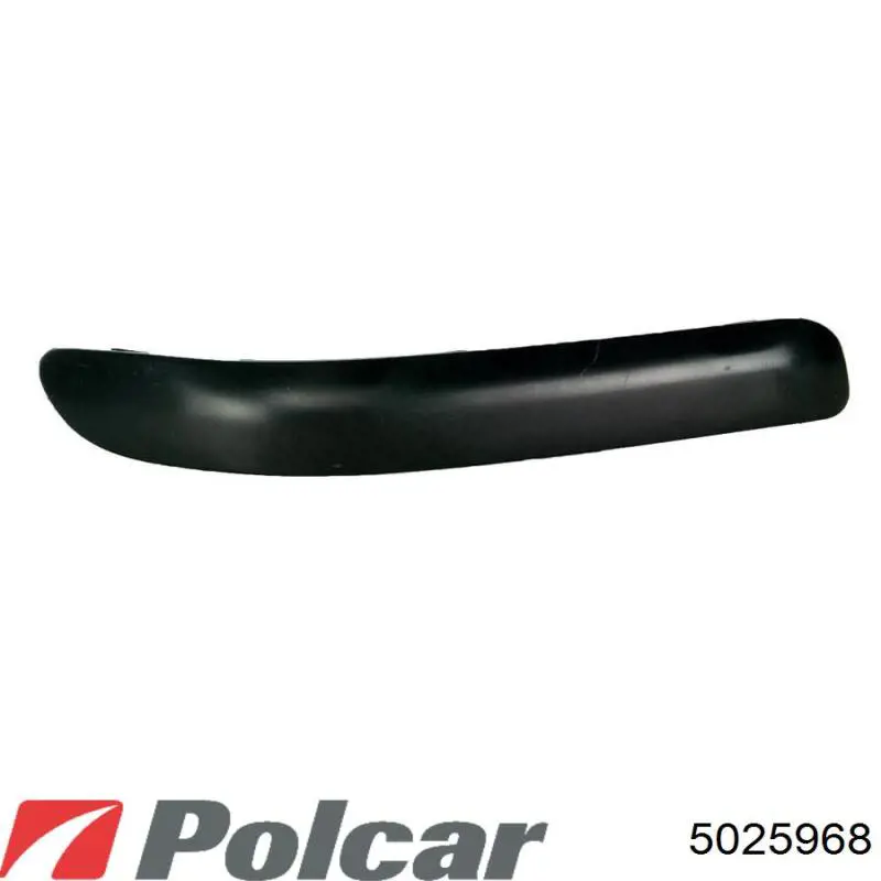 5025968 Polcar Молдинг заднього бампера, правий