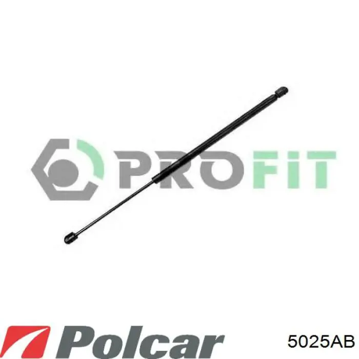 Амортизатор капота газовий Polcar 5025AB ціна, від 7.34 USD