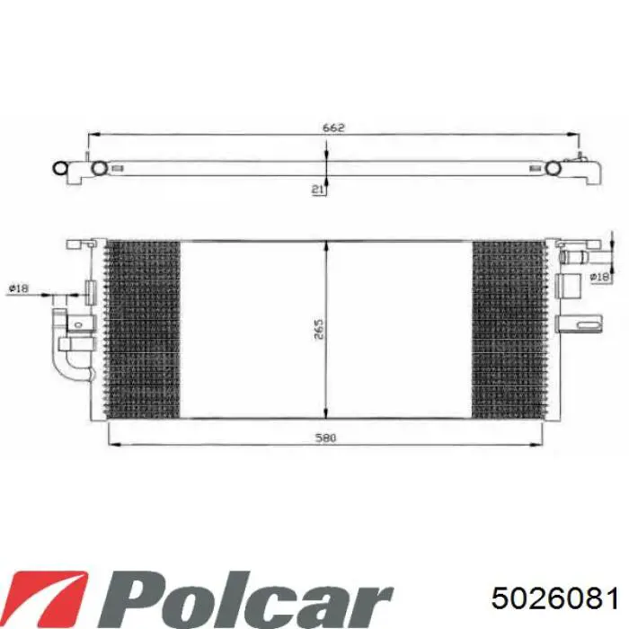Купити A1265005103 Mercedes Радіатор двигуна