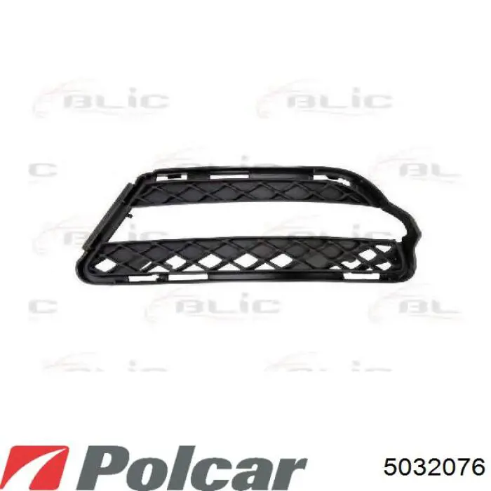5032076 Polcar Молдинг переднього бампера, правий