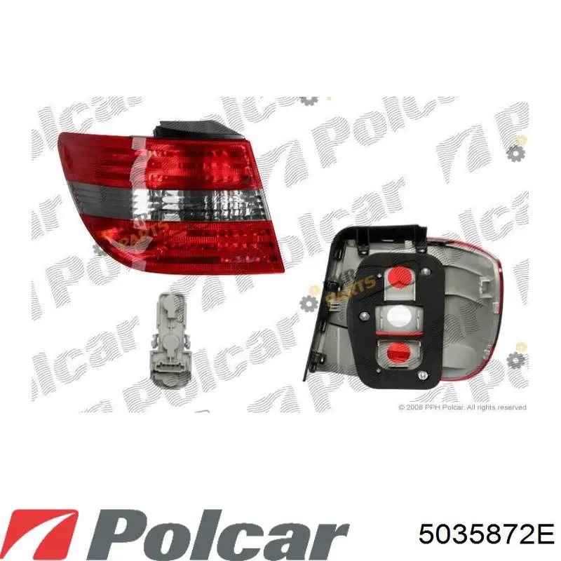 5035872E Polcar Задній лівий зовнішній ліхтар