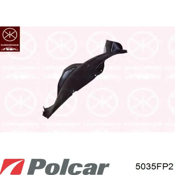 Підкрилок переднього крила, правий задній 5035FP2 Polcar