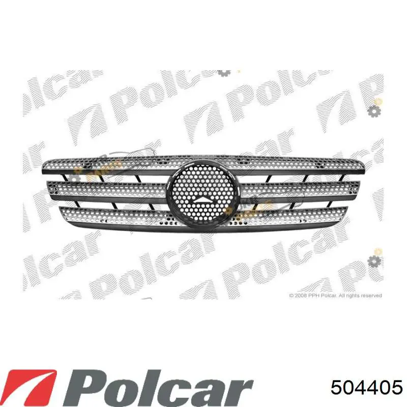 Решітка радіатора 504405 Polcar