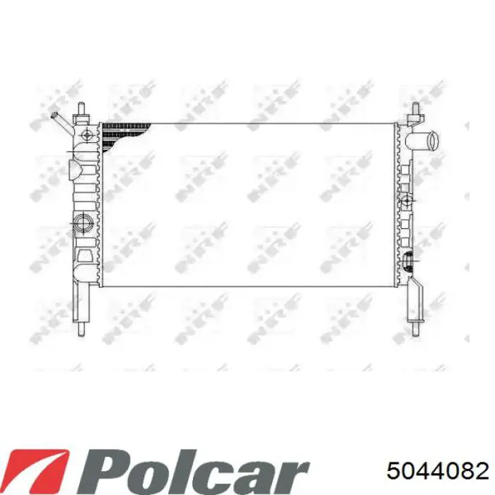 Радіатор основний Polcar 5044082 ціна, від 117.02 USD