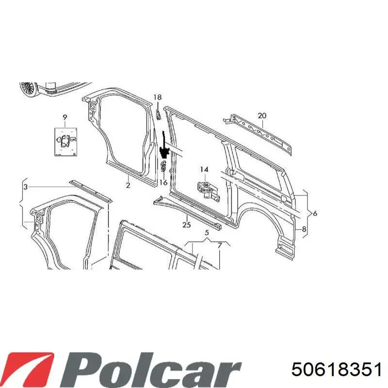 Купити 50618351 Polcar 
