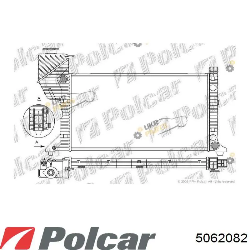 Радіатор 5062082 Polcar