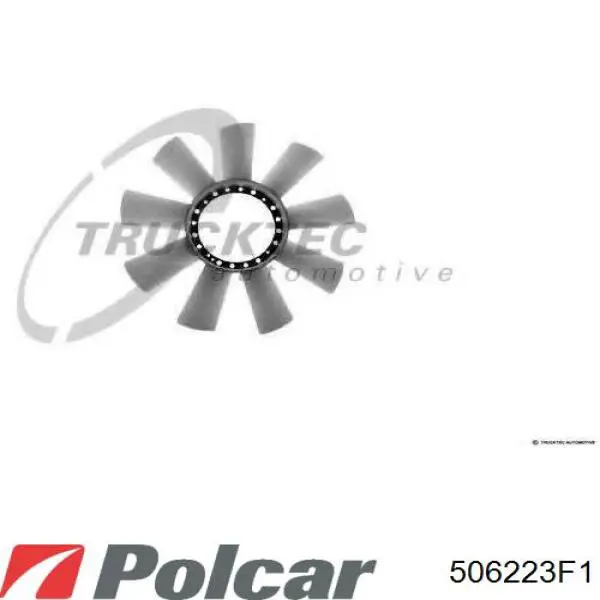 506223F1 Polcar вентилятор/крильчатка радіатора охолодження