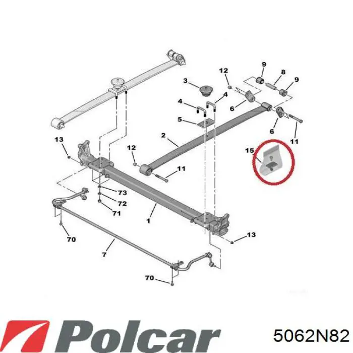 5062N82 Polcar радіатор пічки (обігрівача)