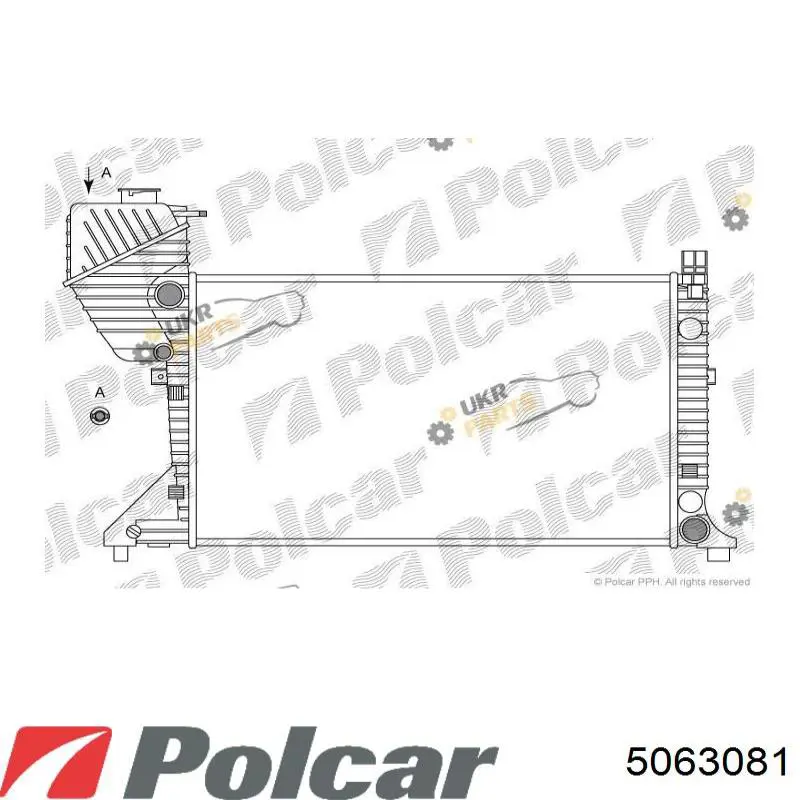 Купити 5063081 Polcar Радіатор двигуна
