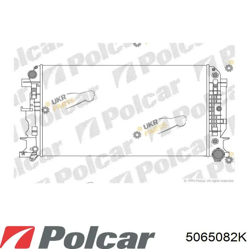 Купити 5065082K Polcar Радіатор двигуна