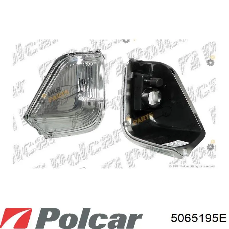Покажчик повороту дзеркала, лівий 5065195E Polcar