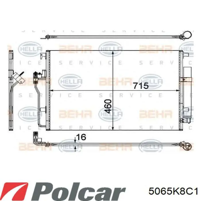 5065K8C1 Polcar Конденсатор