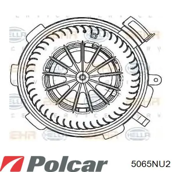 5065NU2 Polcar двигун вентилятора пічки (обігрівача салону)