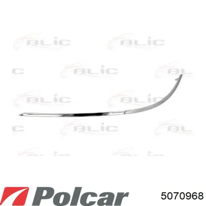 Купити 5070968 Polcar Молдинг заднього бампера, правий