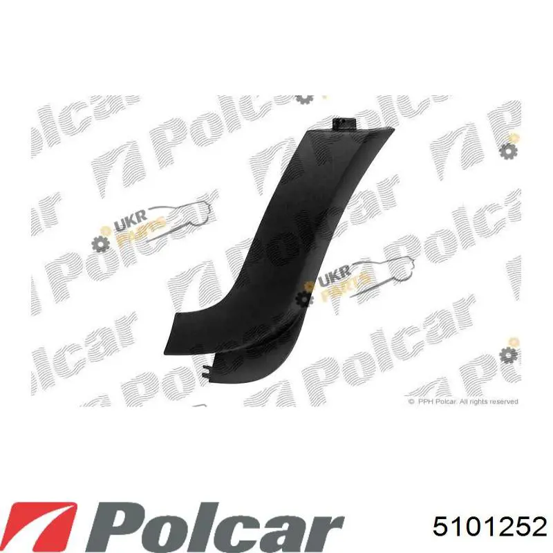 Спойлер переднього бампера, правий 5101252 Polcar