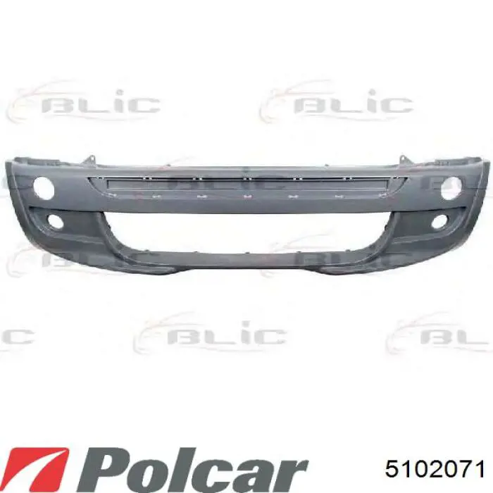 Передній бампер 5102071 Polcar