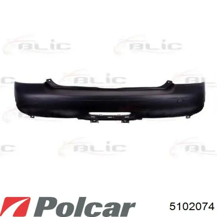5102074 Polcar Бампер передній в зборі