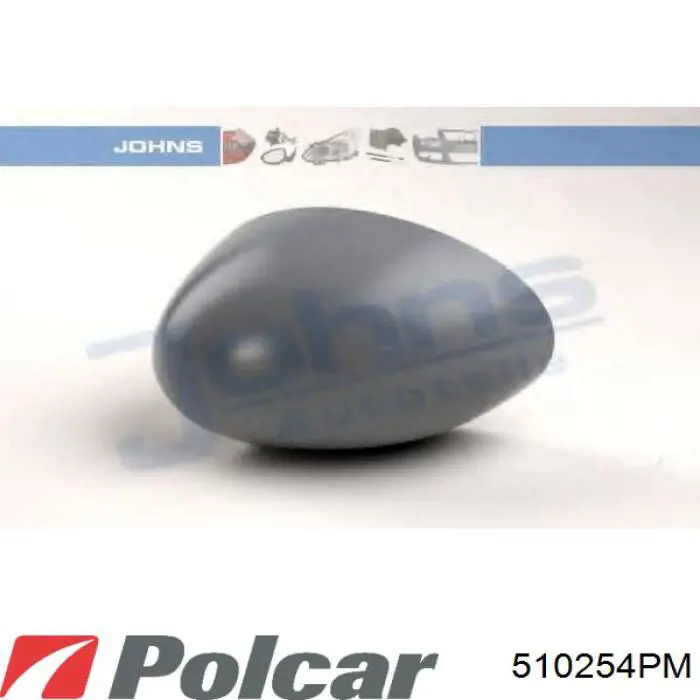 Накладка лівого бокового дзеркала Polcar 510254PM ціна, від 15.35 USD