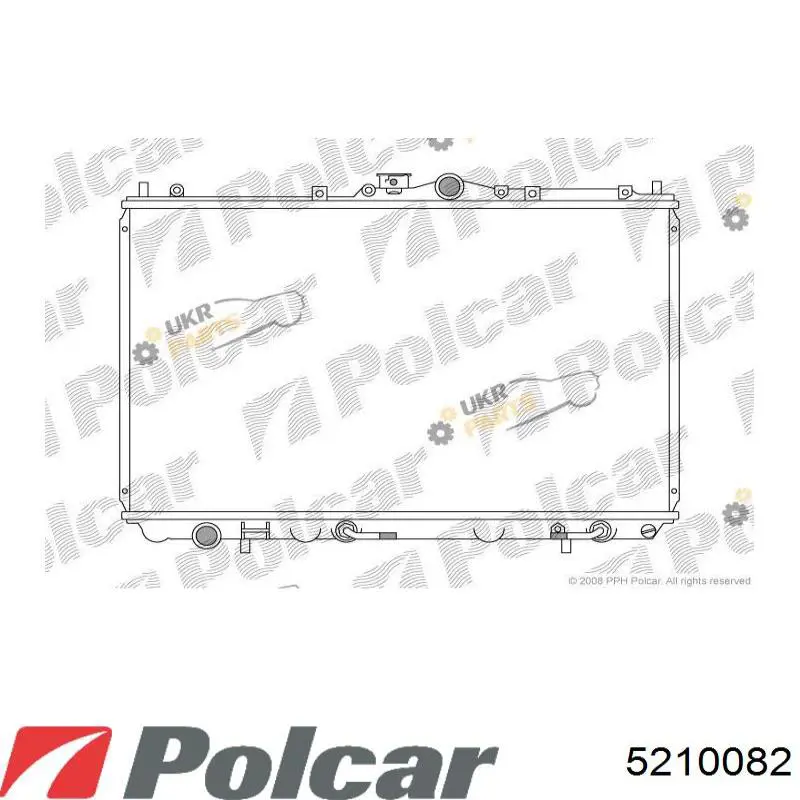 Купити 5210082 Polcar Радіатор двигуна