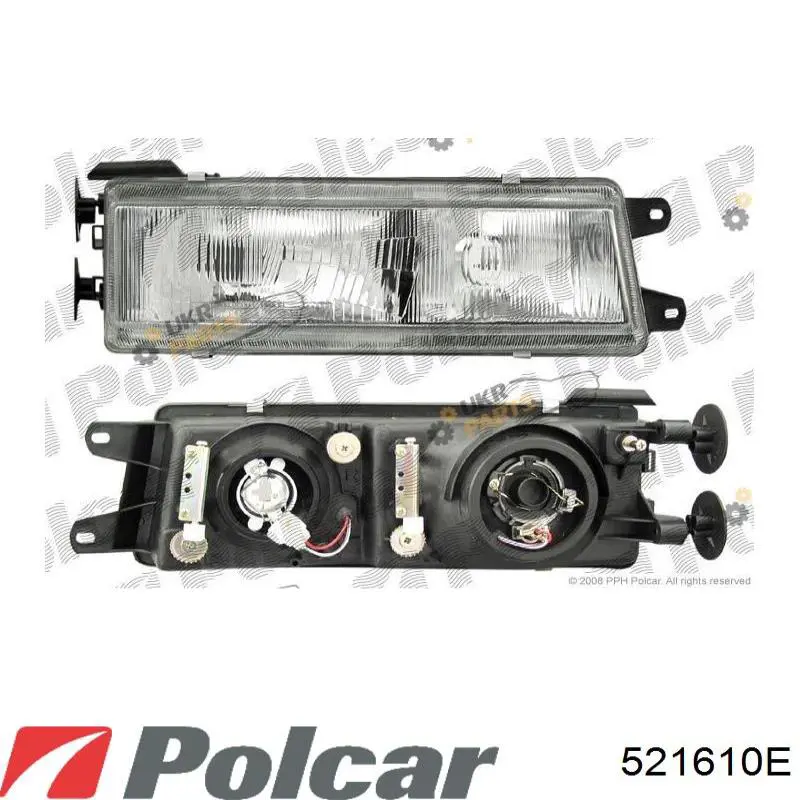 Фара права 521610E Polcar