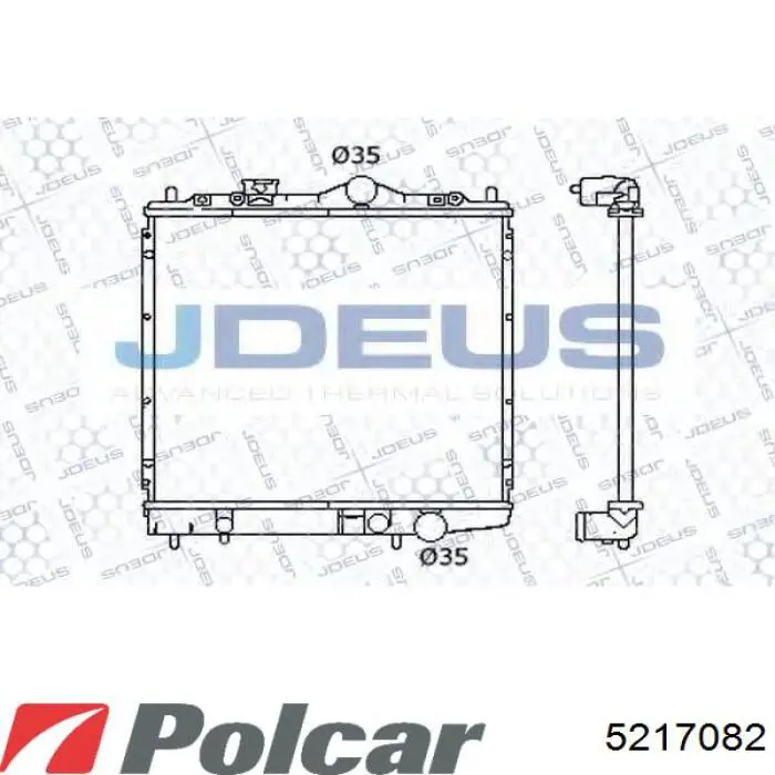 Купити 5217082 Polcar Радіатор двигуна