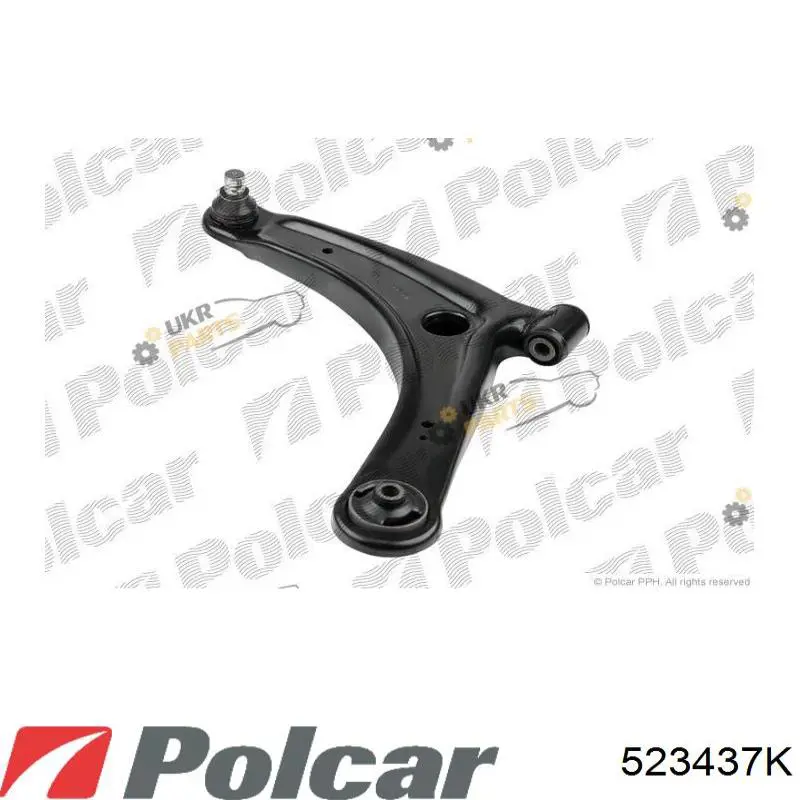 Важіль передній лівий Polcar 523437K ціна, від 49.93 USD