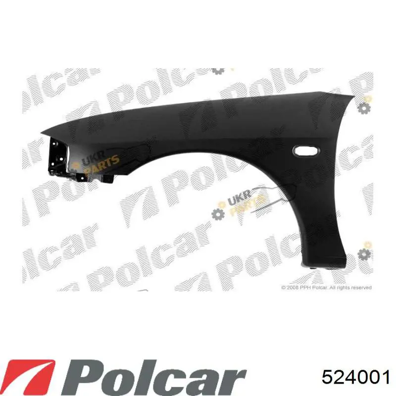 Переднє ліве крило на Mitsubishi Colt V CJA