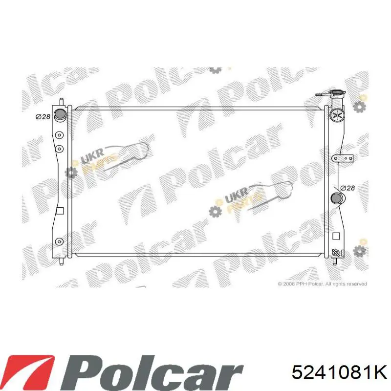 Купити A4545000703 Mercedes Радіатор двигуна