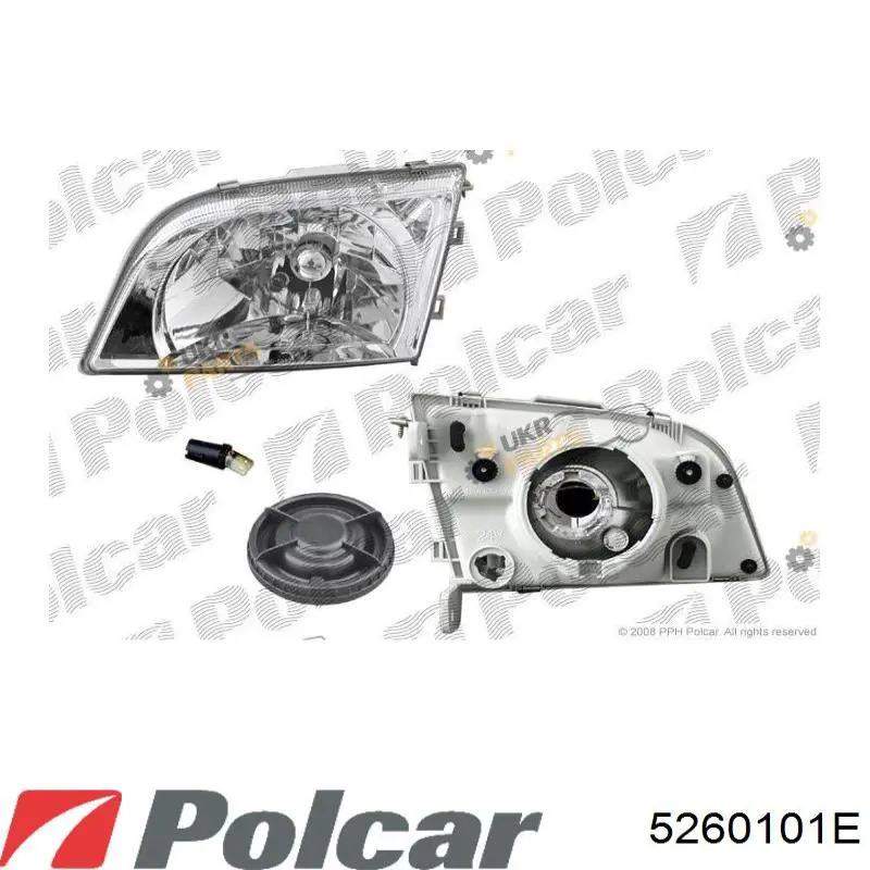 Фара права 5260101E Polcar