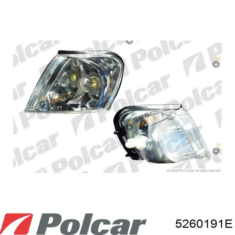 Вказівник повороту лівий 5260191E Polcar