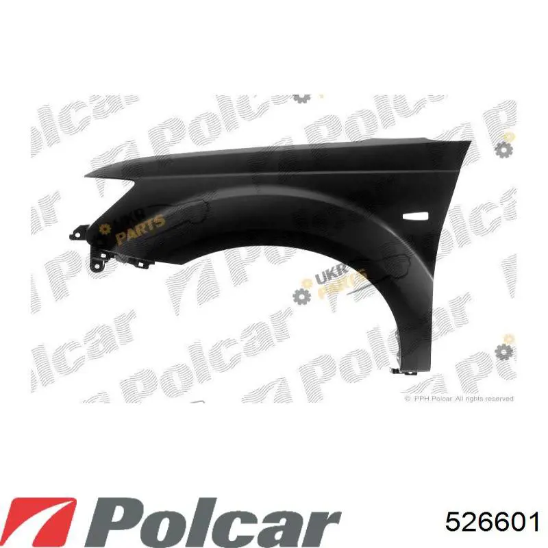Крило переднє ліве 526601 Polcar