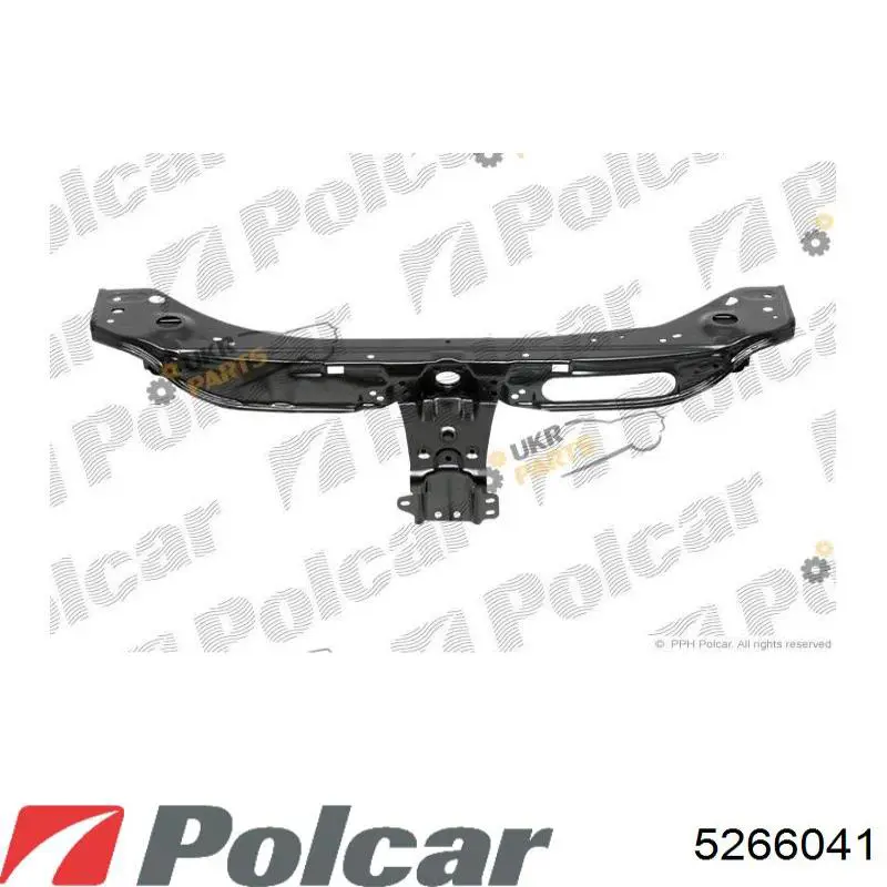 Рамка радіатора верхня Polcar 5266041 ціна, від 54.09 USD