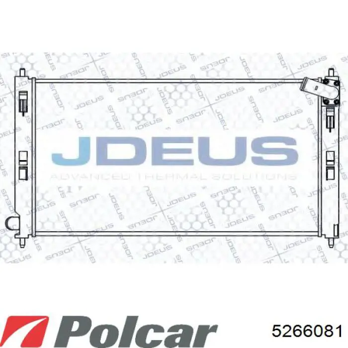 Купити 5266081 Polcar Радіатор двигуна