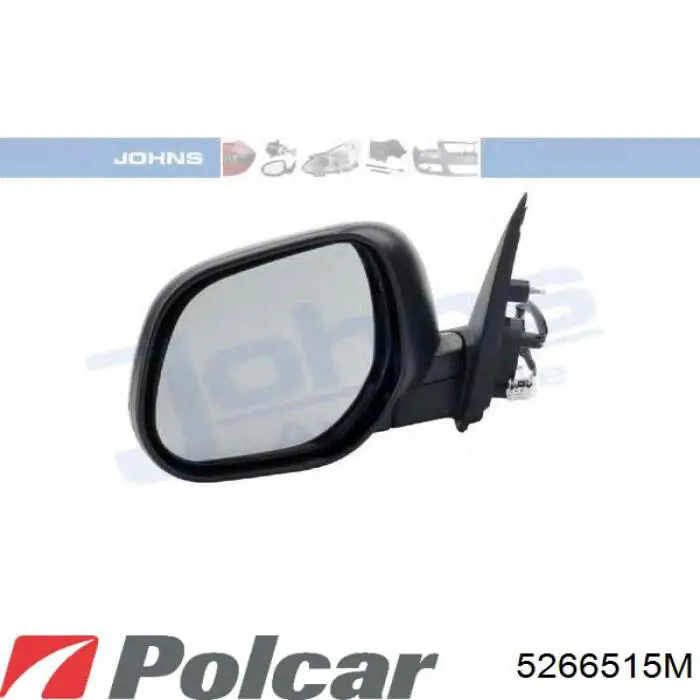 Ліве бічне дзеркало Polcar 5266515M ціна, від 110.83 USD