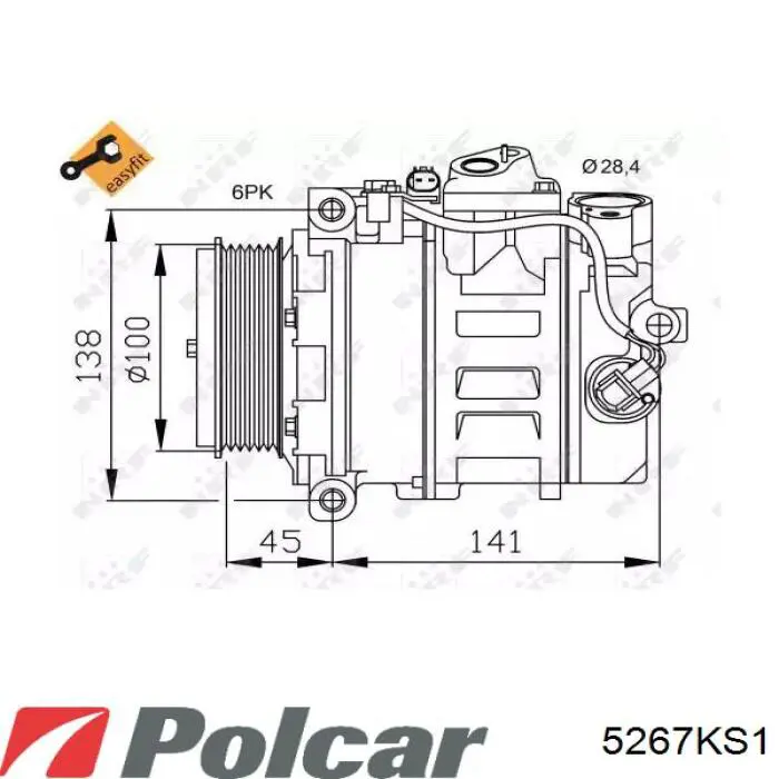 ACP954 Lucas Компресор холодоагенту