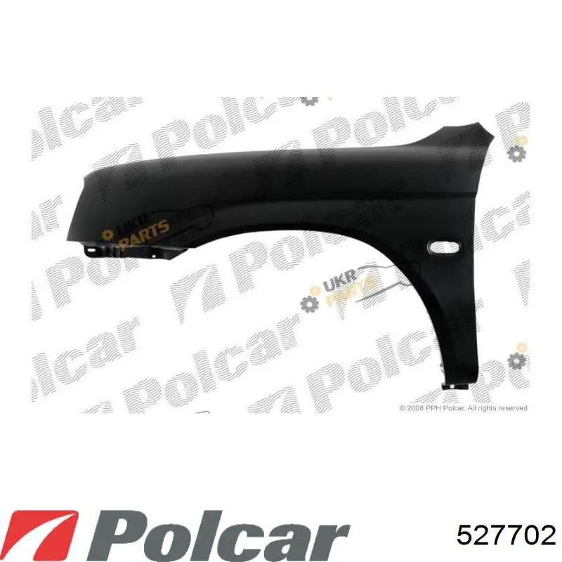 Крило переднє праве Polcar 527702 ціна, від 44.82 USD