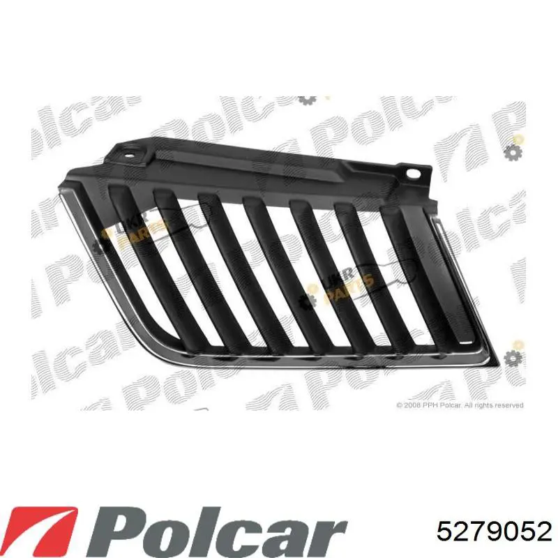 Решітка радіатора права 5279052 Polcar