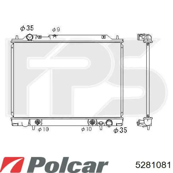 Радіатор охолодження Mitsubishi MB356378