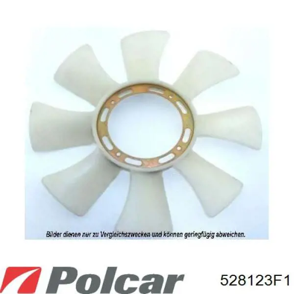 528123F1 Polcar вентилятор/крильчатка радіатора охолодження