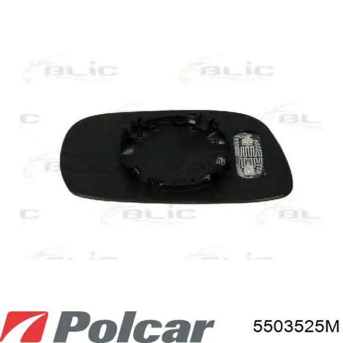 Праве бічне дзеркало Polcar 5503525M ціна, від 41.86 USD