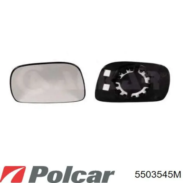 5503545M Polcar дзеркальний елемент дзеркала заднього виду, лівого