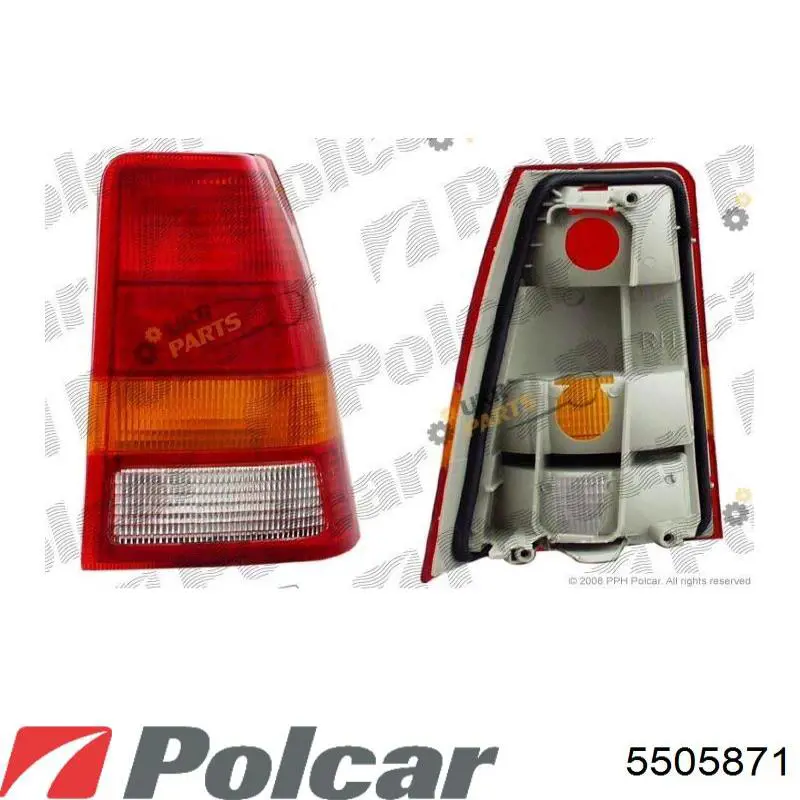 Задня ліва фара на Opel Kadett E 33, 34, 43, 44