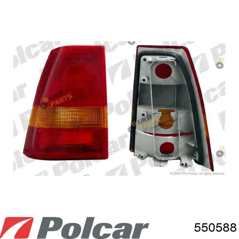 Задні ліхтарі Opel Kadett E хетчбек (33, 34, 43, 44) (1984 - 1993) ціна, від 12.71 USD