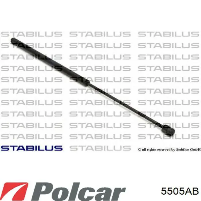 Амортизатор двері задньої Polcar 5505AB ціна, від 8.19 USD