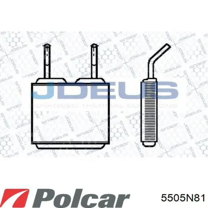 Купити 5505N81 Polcar Теплообмінник