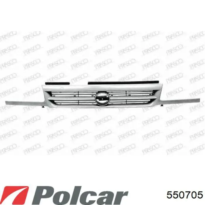 Купити 1320050 Opel Захисна решітка радіатора
