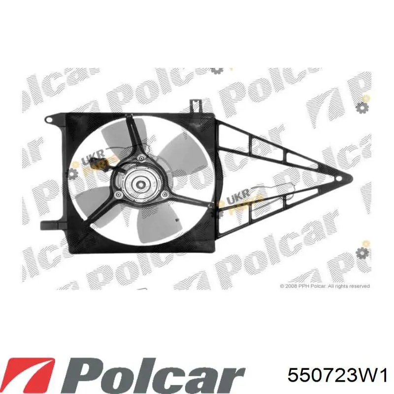 Купити 550723W1 Polcar Дифузор вентилятора